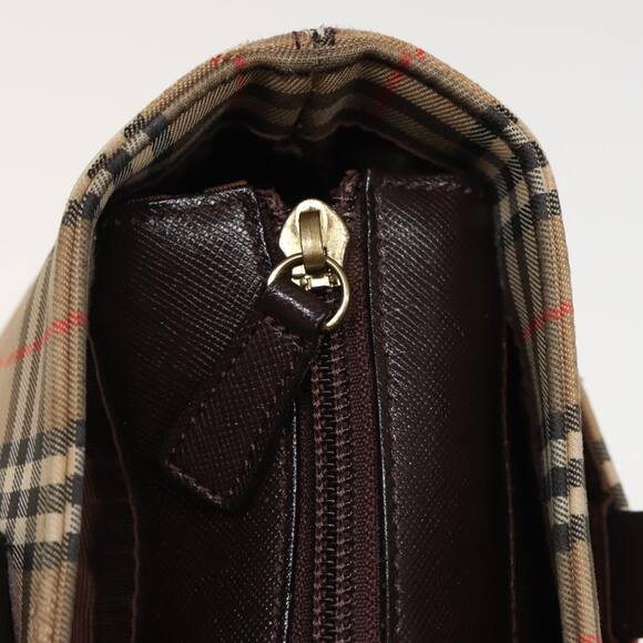 Burberry Nova Check Hand Bag Canvas Beige - Picture 15 of 16
